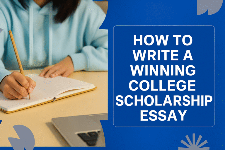 How to Write a Winning Scholarship Essay as a Scholar