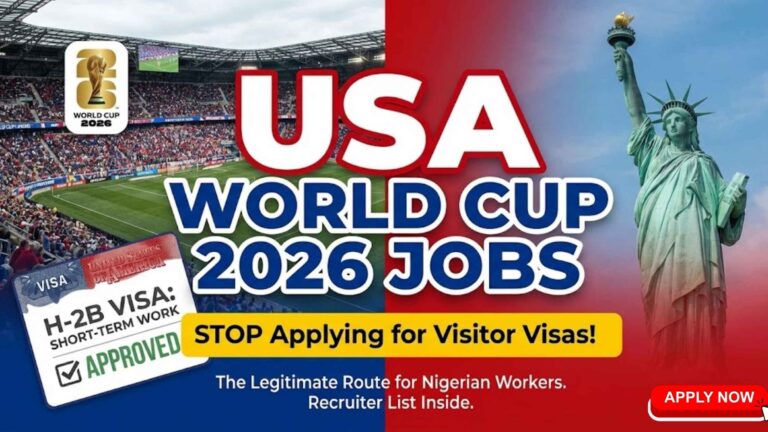 USA World Cup Jobs: Stop Applying for B1/B2 Visitor Visas. Look for ‘H-2B’ Sponsorships Instead (Recruiters List + Scam Warning)